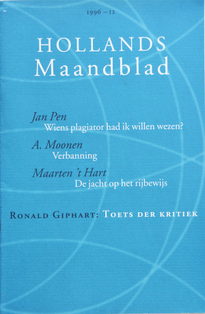 Ronald Giphart Hollands maandblad 1996 - 12 december Toets der kritiek