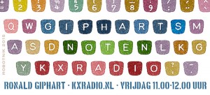 Vanaf 9 oktober 2015 hoor je Ronald Giphart elke vrijdag tussen 11 en 12 op KX Radio!