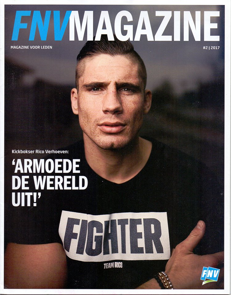 FNV Magazine met een column van Ronald Giphart