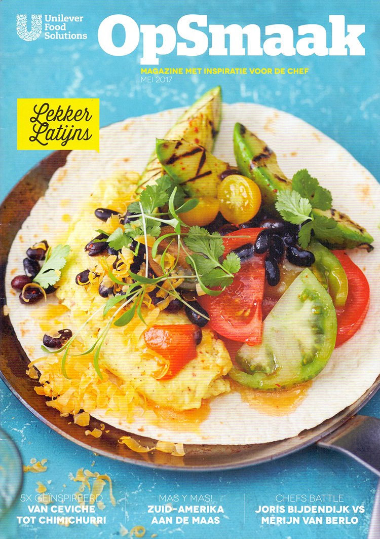 Ronald Giphart OpSmaak UFS Unilever Food Solutions mei 2017