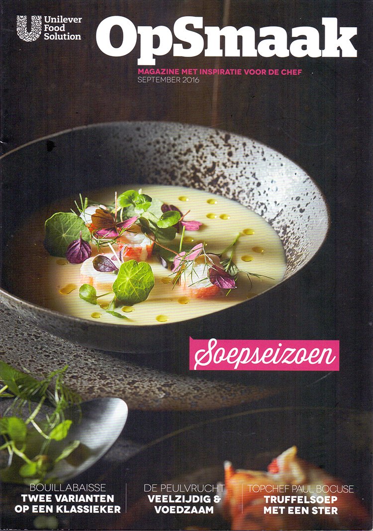 Ronald Giphart OpSmaak UFS Unilever Food Solutions september 2016